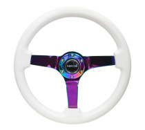 NRG Vit Träratt med Neochrome Centrum 350mm (3'' Djup)